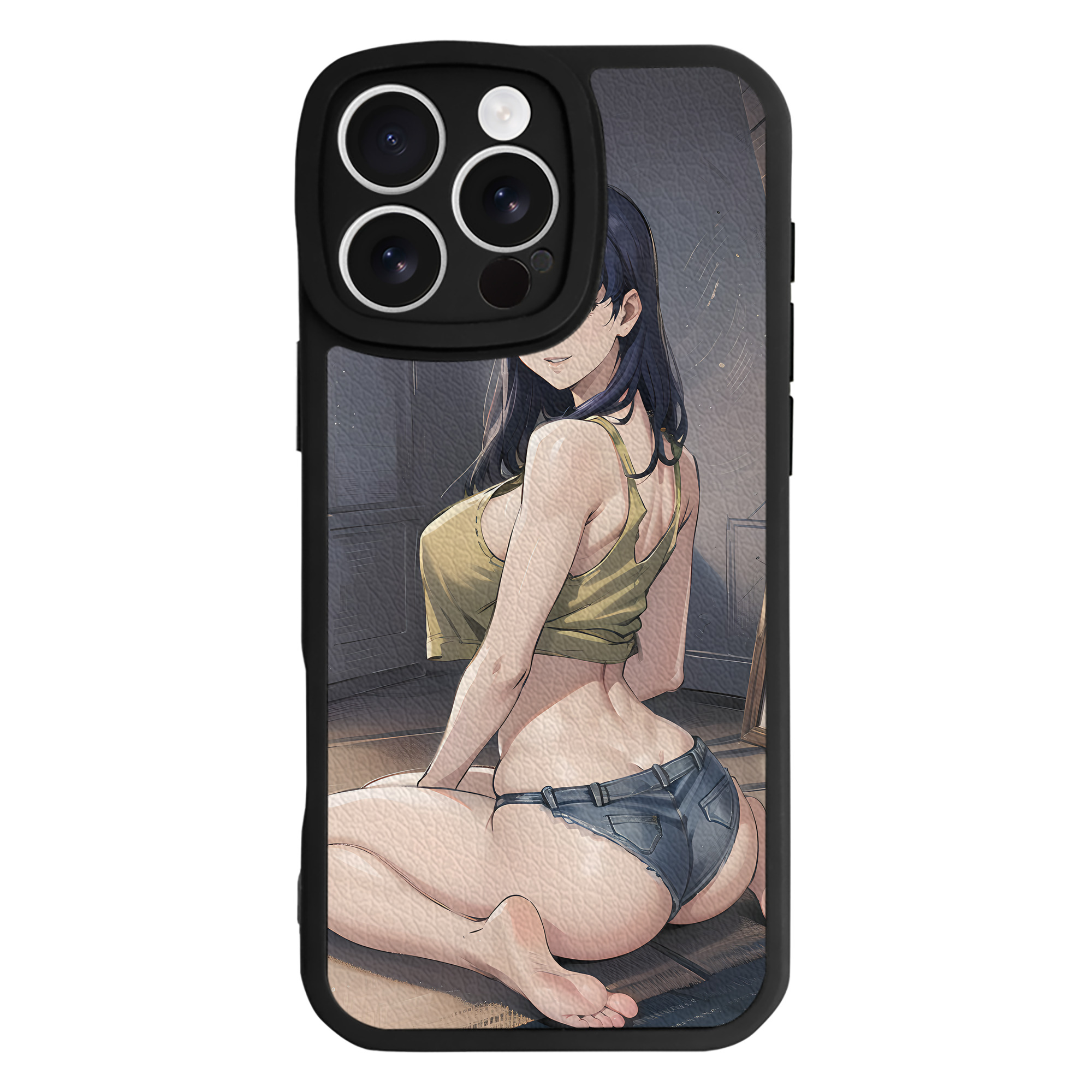 （画像用） EVA 新世紀エヴァンゲリオン 【iPhone 16シリーズ対応】シリコンスマホケース（レザー調） 材質：シリコン